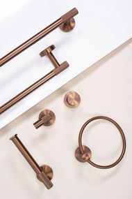 Rea Modern, kúpeľňový vešiak na uteráky 60cm, 6603, medená matná, REA-98001
