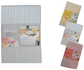 Dekoračný bežeň na stôl SHIMORA 45x150 cm - viac farieb Farba: Červená