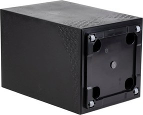 Sada 2 ks květináčů BETONIQUE 40x40/60x40 cm beton černá