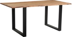 XXXLutz JEDÁLENSKÝ STÔL, akácia, čierna, farba akácie, 160/85/76 cm Linea Natura - Obývacie zostavy - 002193002201