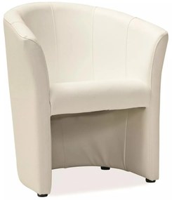 Křeslo TM-1 eko kůže krémové