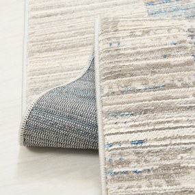 TA Koberec G498B WHITE/D_BLUE PORTLAND HIL Biely Obdĺžnikový Rozmer: 120x170 cm