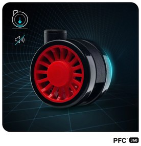 Kancelárske kreslo Diablo X-Horn 2.0 Small: Čierne-Červené