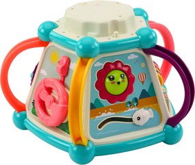 LEAN Toys Multifunkčný vzdelávací triedič kociek 7v1 Svetlá Zvuky