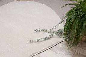 Koberec FUSION Shape  5710 krémový / tehlový