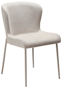 GLAM ČALÚNENÁ STOLIČKA cashmere/cashmere