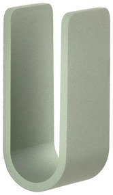 Nástenný kovový háčik sivozelený Ume – Zone