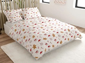 Bavlnené obliečky GINGER JOY biele Rozmer obliečky: 70 x 90 cm | 140 x 200 cm