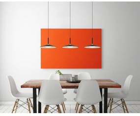 Globo 15635S-3 - LED závesné svietidlo na lanku LAMPONE LED/24W/230V 4000K čierna