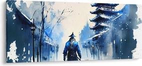 Obraz - Samuraj, aquarel (120x50 cm)