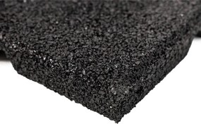 Gumová dlaždica ASLON 50 x 50 cm, čierna