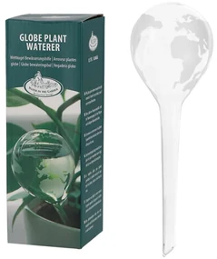 Zavlažovacia guľa Globe, 20x6,5 cm, transparentná