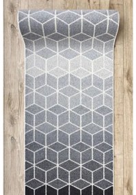 Behúň  HEOS 78590 krém / strieborný / antracit, kocka
