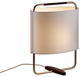 Stolová lampa Margot 44 cm strieborná nikel čierna