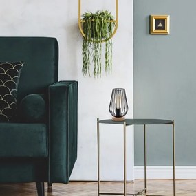 Rabalux 6915 - Stolná lampa GREMIO 1xE27/40W/230V čierna