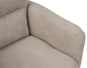 Noela Otočná jedálenská stolička látková ENZO béžová