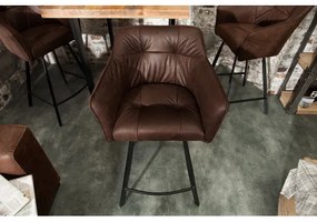 Barová stolička 39082 Loft Anti Hnedá  - Komfort-nábytok