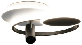 LED Stmievateľné svietidlo LED/65W/230V 3000-6500K biela/čierna + diaľkové ovládanie