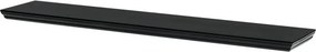 Nástenná polica 120 cm čierna P-026 BK
