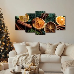 5-dielny obraz čaro vianočných vôní