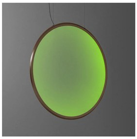 Artemide 1994360APP-LED RGBW Stm. luster na lanku DISCOVERY LED/79W/230V bronzová