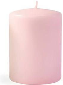 Parafínová svíčka Classic Candles 14 cm růžová