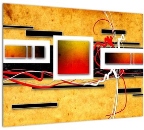Obraz - Abstrakcia (70x50 cm)
