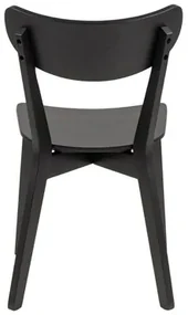 Čierna stolička v retro štýle BLACKY