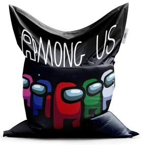 Sablio Sedací vak AMONG US vo vesmíre - 150x100 cm