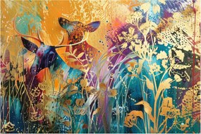 Obraz - Abstraktná maľba prírody (90x60 cm)