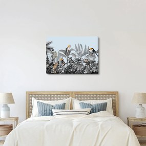 Obraz zvierat v tropickom lese (70x50 cm)