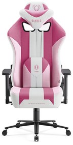 Látkové herné kreslo Diablo X-Player 2.0 Normal Size, Marshmallow Pink/ ružové