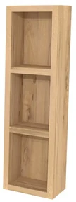 Mereo, Mereo Aira, kúpeľňová skrinka 20 cm, horná, policová, Multidecor, Orech Pacifik prírodný, MER-CN796SOPP2