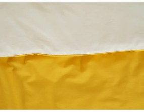 B.E.S. Petrovice Bavlnené obliečky Double face horčicová/kávová