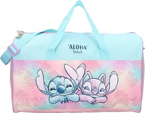 Dievčenská športová a cestovná taška Lilo &amp; Stitch - motív Stitch a Angel - Aloha - 18L