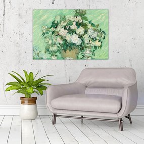 Obraz - Vincent van Gogh, Roses, reprodukcia (90x60 cm)
