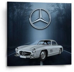 Sablio Obraz Mercedes-Benz 300 SL V lese - 50x50 cm