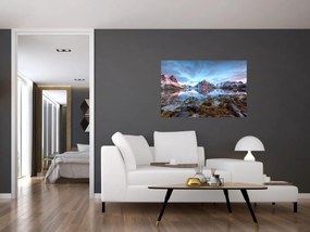 Obraz - Východ slnka nad Reine (90x60 cm)