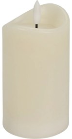 LED Sviečka biela, 1x LED, 7 x 12,5 cm, 2x AA