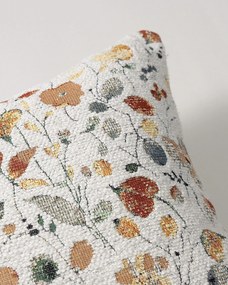 Karin - jednoduchá obliečka, 60x40cm farba produktu oranžová látka zapletaná, vzorované