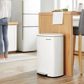 Odpadkový kôš 50 l SONGMICS LTB101W01