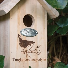Vtáčia búdka Simple, 19,5x14,5x11 cm, drevo, hnedá
