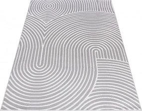 Koberec ELLEN NG83B sivý / biely