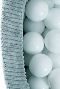 Suchý bazén pre deti menčestrový 90 x 30 + 200 loptičiek - modrá