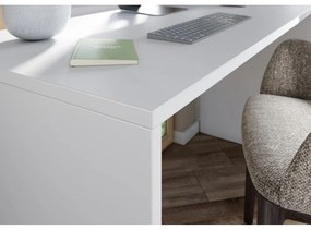 Pracovný stôl s bielou doskou 60x140 cm Hasselt – Germania