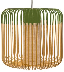 Forestier Bamboo Light M. závesná lampa 45cm zelen