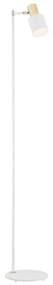 Argon 4258 - Stojacia lampa DORIA 1xE27/15W/230V biela/mosadz
