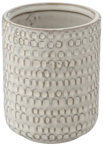 Krémovobiely keramický téglik na zubné kefky Pergole – Wenko