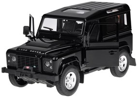 Auto na diaľkové ovládanie Rastar Land Rover Defender 1:14 so svetlami RC0712 Farba: čierna