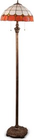 BRILAGI - Tiffany vitrážová stojacia lampa SIENNA 2xE27/60W/230V